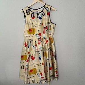 Rare Kate Spade New York Garance Dore Rainey cocktail dress